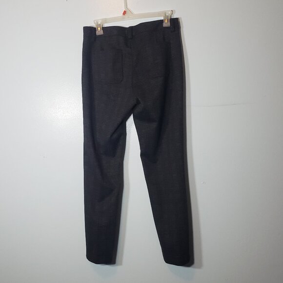 Calvin Klein Pants Women's Black Gray Plaid Grid size 6 - Picture 2 of 7